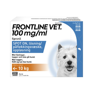 Frontline Vet 100 mg:ml Spot-on För Hund