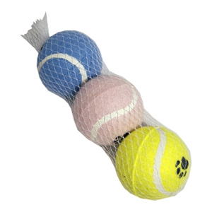 Tennisbollar för hundar - 3-pack